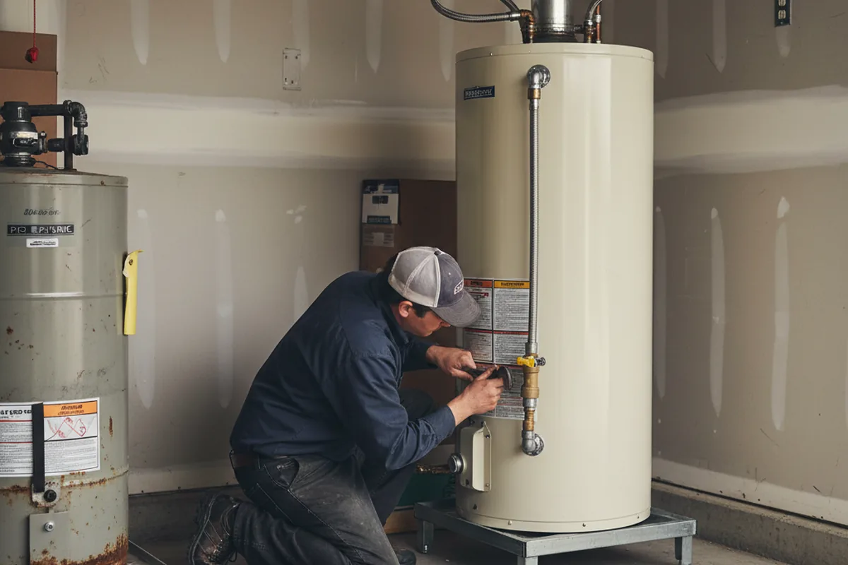 Water heater and shutoff valve replacement in Alvaton